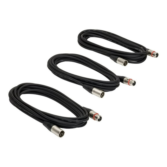 Samson MC18 18 Foot XLR to XLR Microphone Cable 3-Pack