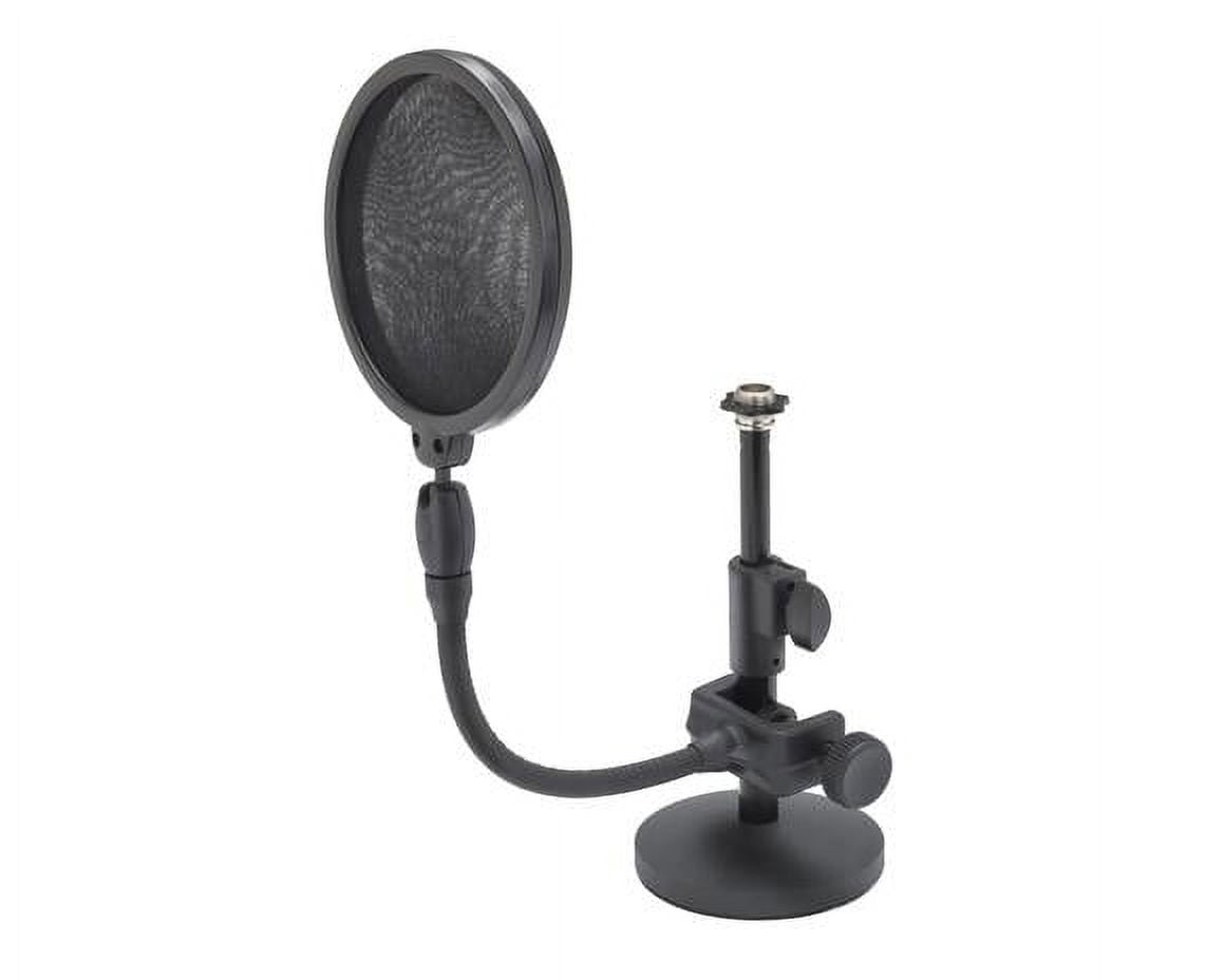 Samson MDPS05 Desktop Microphone Stand with PS05 Pop Filter Bundle