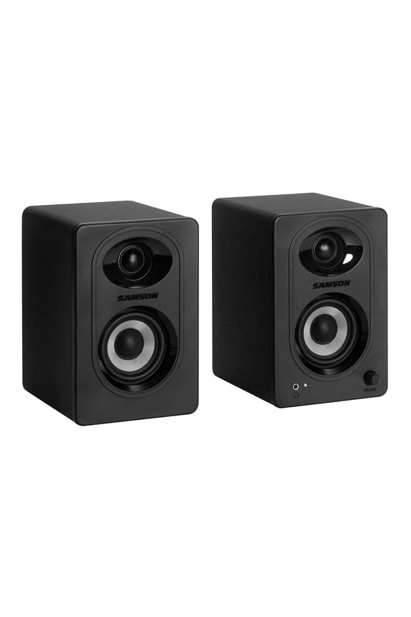 MediaOne M30BT 3-Inch Powered Bluetooth Studio 20W Monitors (Pair, Black)