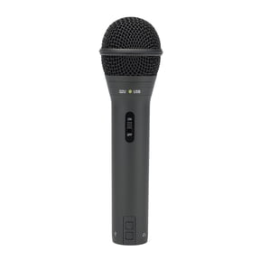 Open Box Samson Q2U Handheld Dynamic USB Microphone Recording and Podcasting Pack (Black)