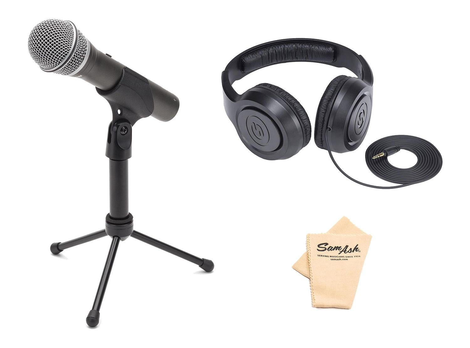 Samson Q2U USB/XLR Microphone with Headphones 