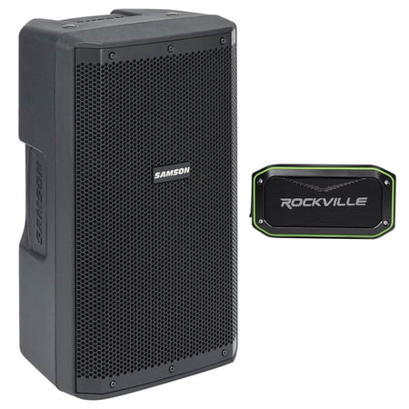 Samson RS110A 10" 300w Active Bi-amped DJ PA Speaker w/Bluetooth/USB+Headphones