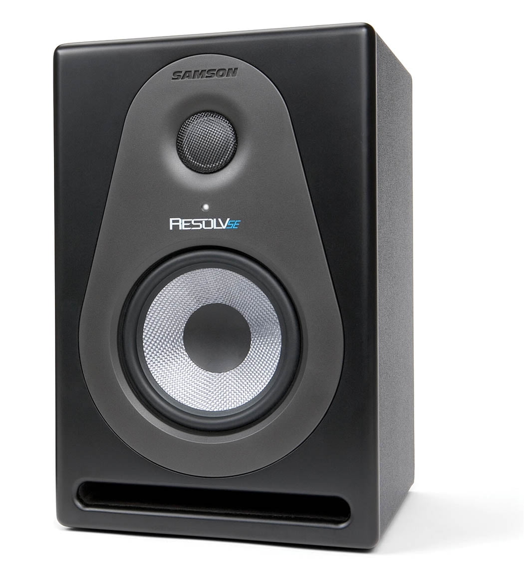 Samson Resolv SE5 2-Way Active 5" Studio Reference Monitor, 45Hz to 27kHz Frequency Response, 70 Watts RMS Power, 10kOhms Input Impedance