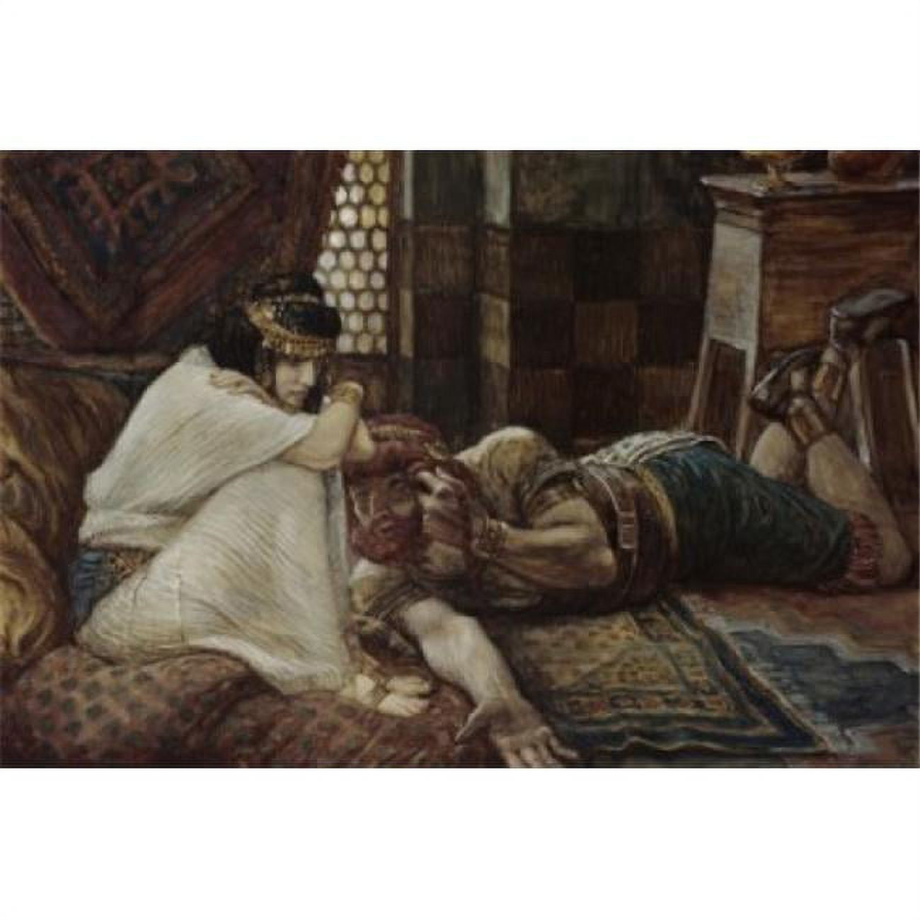 Samson Reveals His Secret to Delilah James Tissot 18361902 French