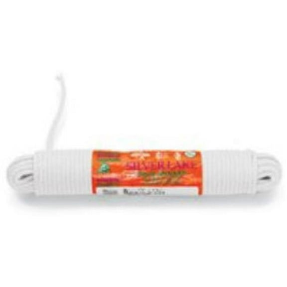 Samson Rope Nylon Core Sash Cord, 1,600 lb Capacity, 100 ft, Cotton, White - 2 EA (650-001020001060)