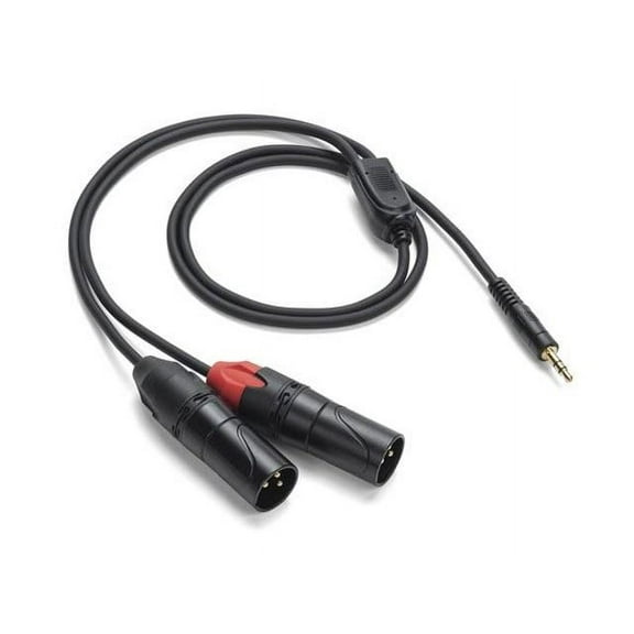 Samson Tourtek Pro 3' Breakout Cable with 1/8" TRS Stereo to Dual XLR Male Connector