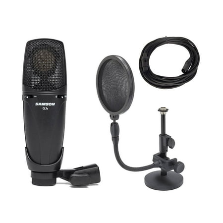 Samson Samson CL7a Condenser Microphone with Desktop Stand and XLR Cable