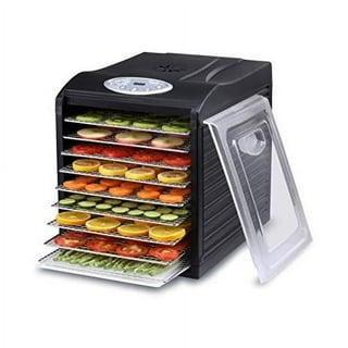 8 Trays Food Dehydrator with Fruit Roll Sheet, for Jerky, Meat, Fruit, Vegetable, Herbs, BPA Free DreamDwell Home Color: Black/Silver