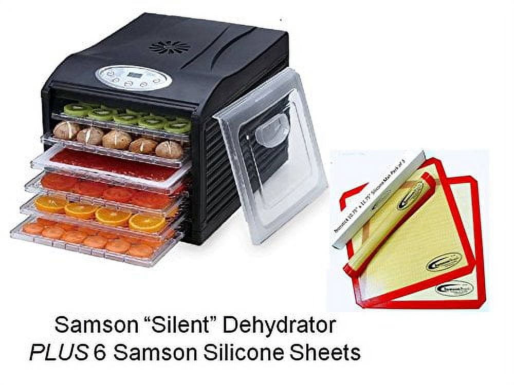 Samson "Silent" Dehydrator + 6PACK Samson Silicone Sheets