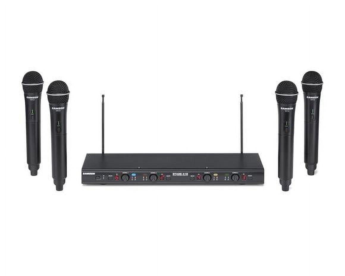 Samson Stage 412 Quad Channel Handheld VHF Wireless System