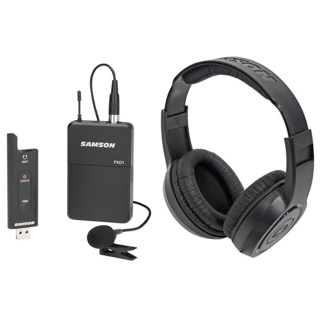 Samson Stage XPD2 Wireless Live Stream Podcast Broadcast Lavalier Mic