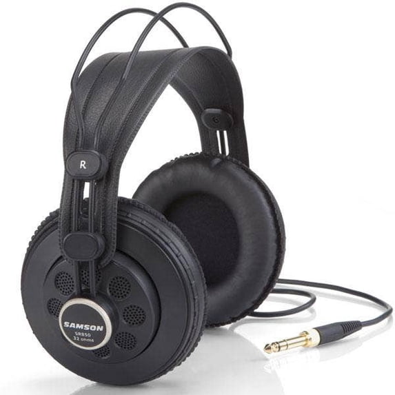 Samson SR850 Professional Studio Reference Headphones, 10Hz-30kHz Frequency Response