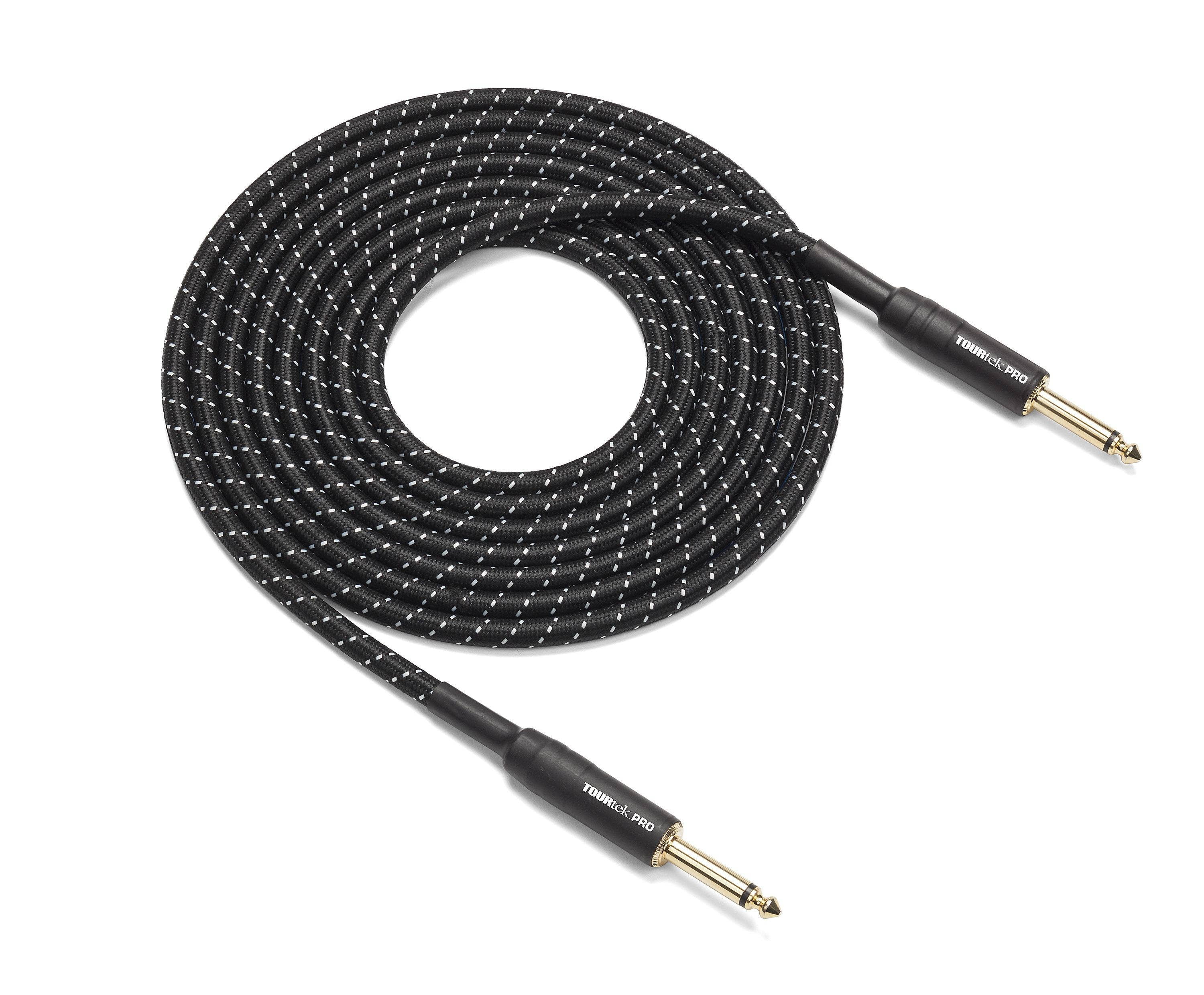 Samson Tourtek Pro TPIW Woven Fabric 1/4" Male to 1/4" Male Instrument Cable (10')