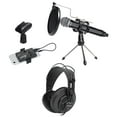 thumbnail image 1 of Samson Wireless ASMR Recording Streaming Kit w/Microphone+Stand+Headphones, 1 of 30