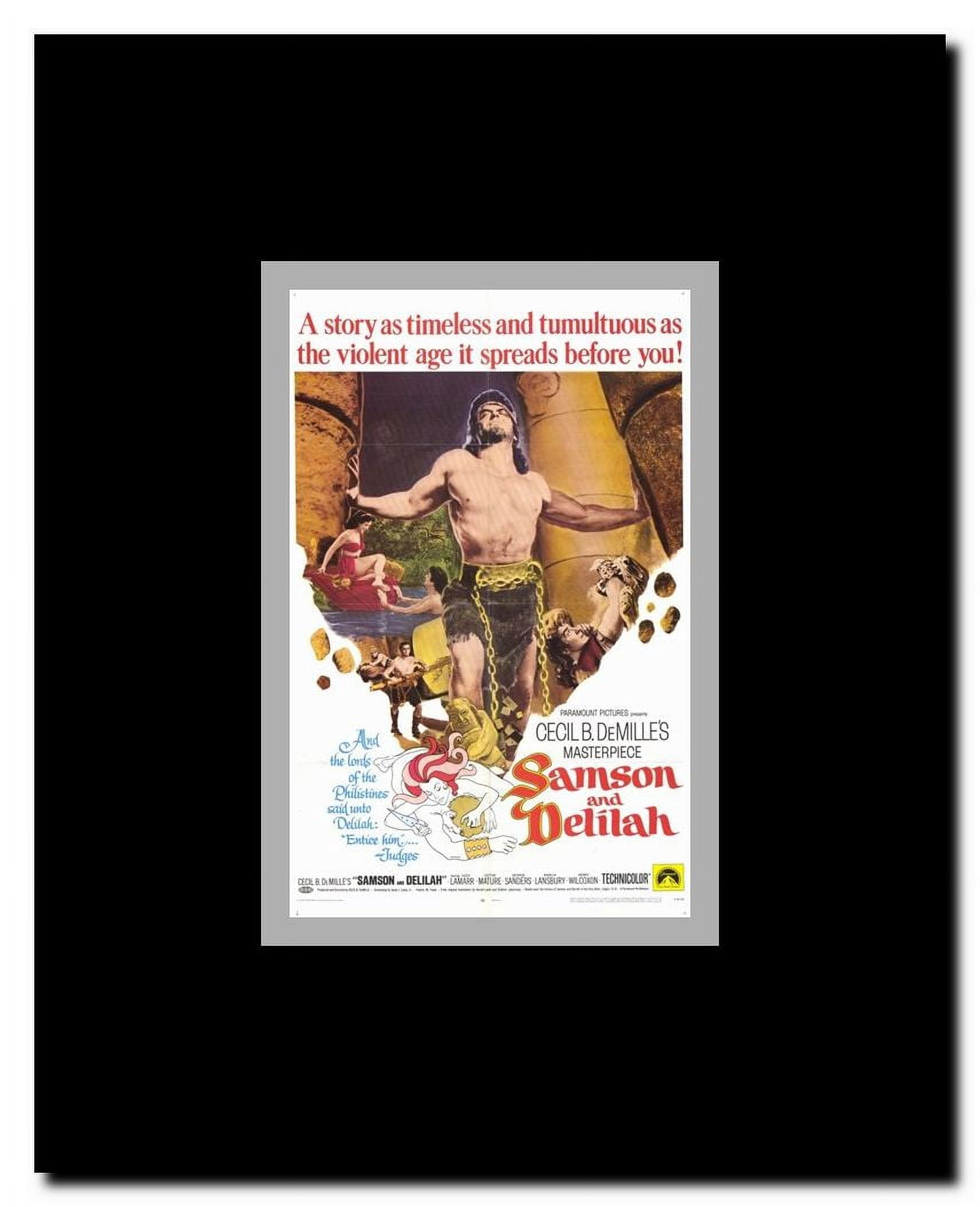 Samson and Delilah Framed Movie Poster