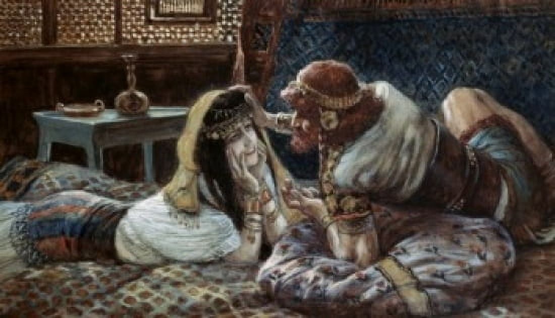 Samson and Delilah James Tissot (1836-1902 French) Jewish Museum New York Canvas Art - James Tissot (24 x 36)