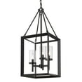 thumbnail image 1 of Samson&nbsp; Modern Black 3 Light Pendant with Clear Shade, 1 of 3