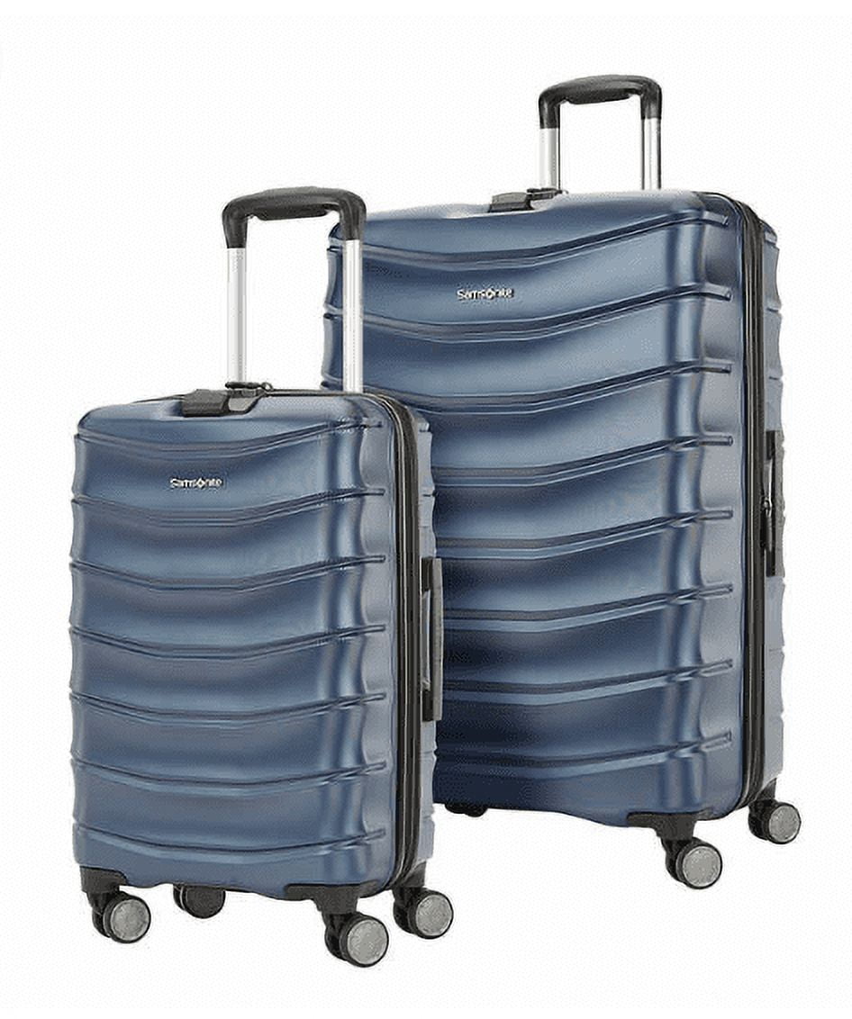 Samsonite Amplitude Two 2piece Luggage Set, Hard Shell, Blue