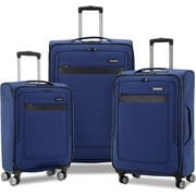 Samsonite Ascella 3.0 Softside Expandable Luggage with Spinner Wheels, 3-Piece Set 20/24/28, Sapphire Blue