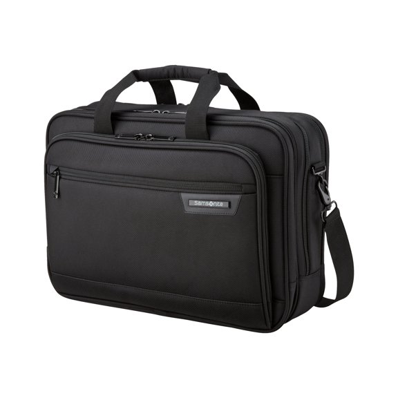 Samsonite Classic Business 2.0 Carrying Case (Briefcase) for 15.6" Notebook, Smartphone, Pen, Business Card, Document, Accessories, Tablet PC, Black