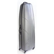 Samsonite Golf Clubs Hard Sided Travel Cover Case Luggage Spin Wheels Titanium