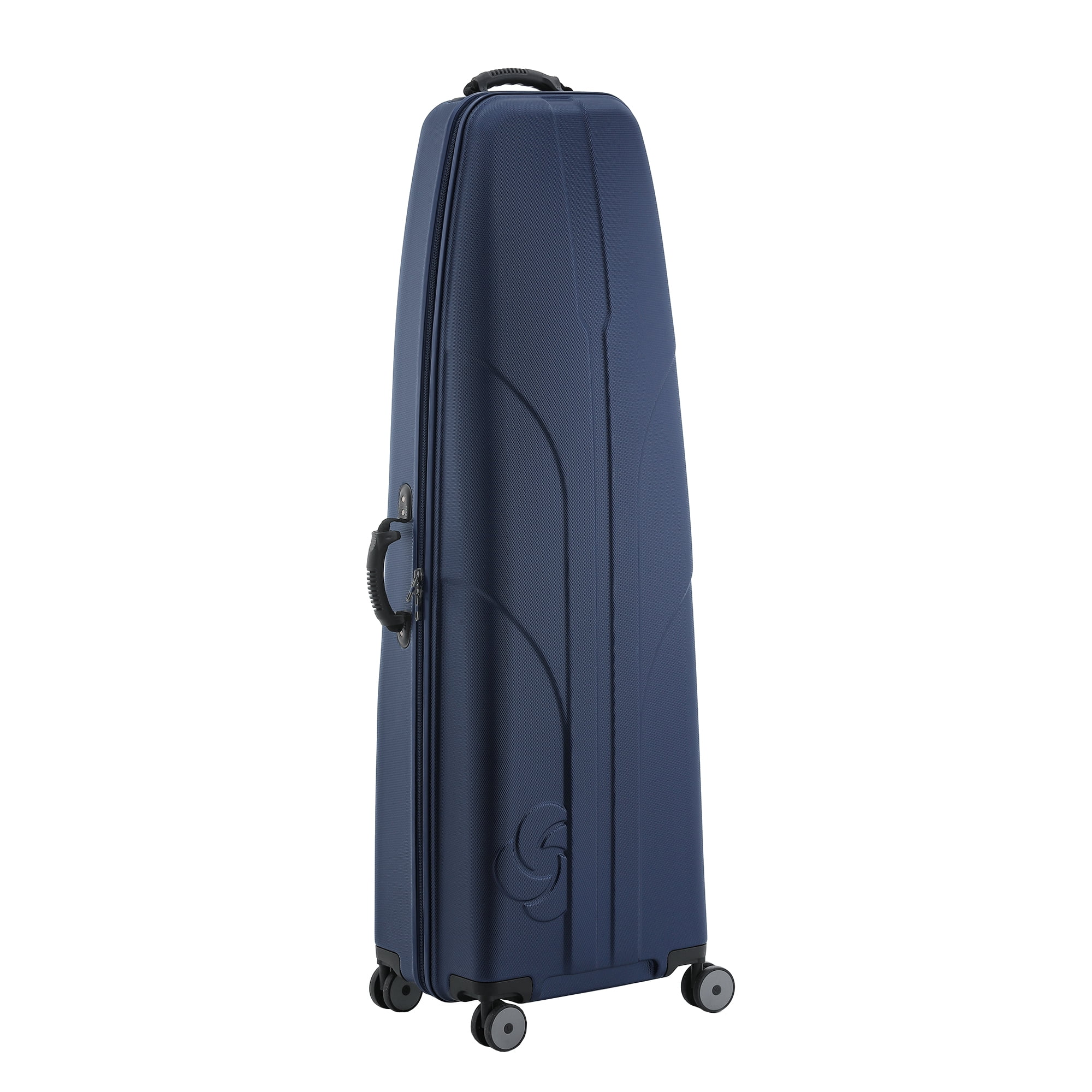 Samsonite Golf Clubs Hard Sided Travel Cover Case Luggage Wheels (Navy)