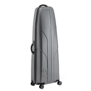 Samsonite Golf Clubs Hard Sided Travel Cover Case Luggage Wheels Silver