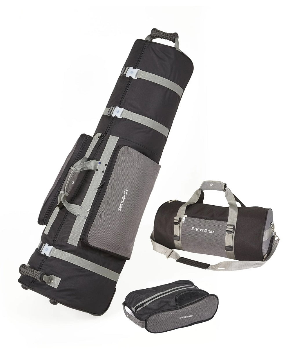 Samsonite Golf Deluxe 3Piece Travel Bag Set