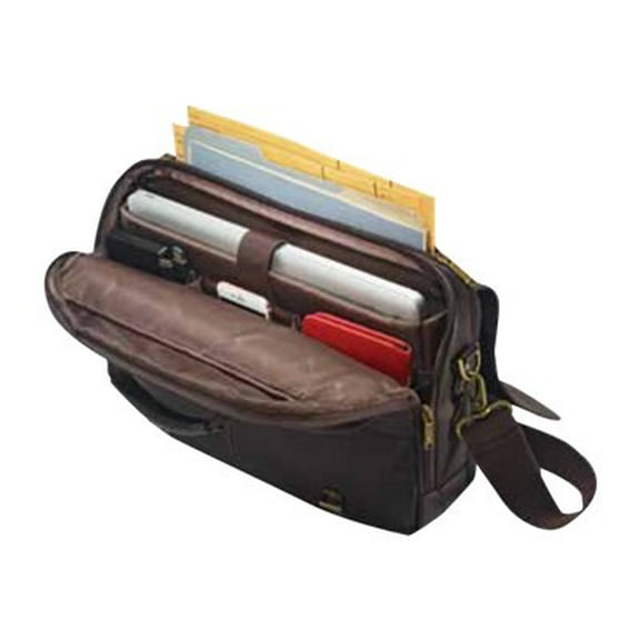 Samsonite High Street Flapover Briefcase - Notebook carrying case - 15.6" - brown