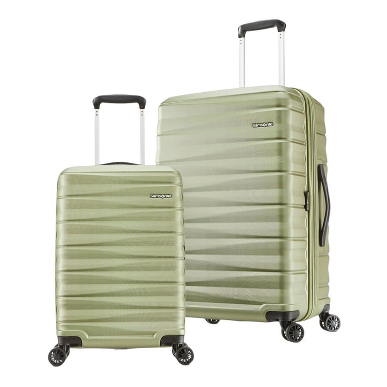 Samsonite Kingsbury Hardside Suitcase 2 Piece Luggage Set Olive