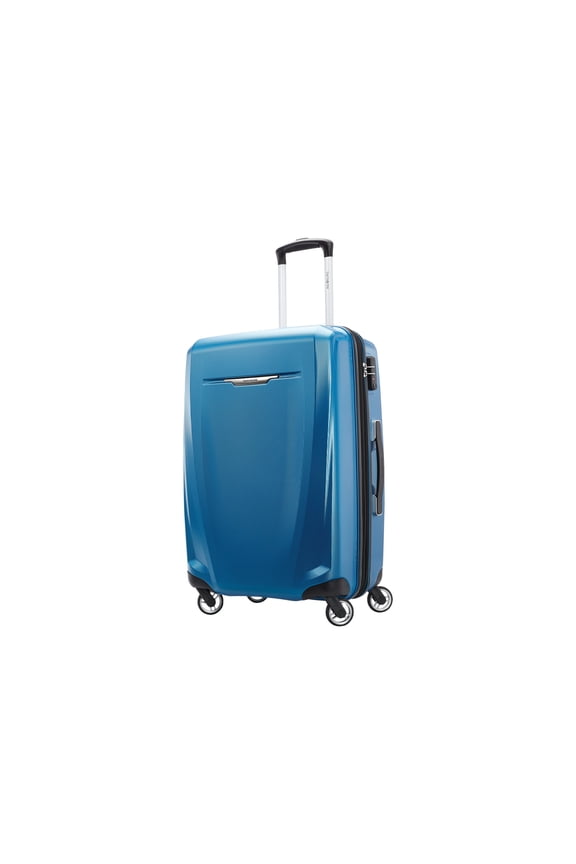 Winfield 3 DLX Hardside Expandable Luggage with Spinners, Blue/Navy