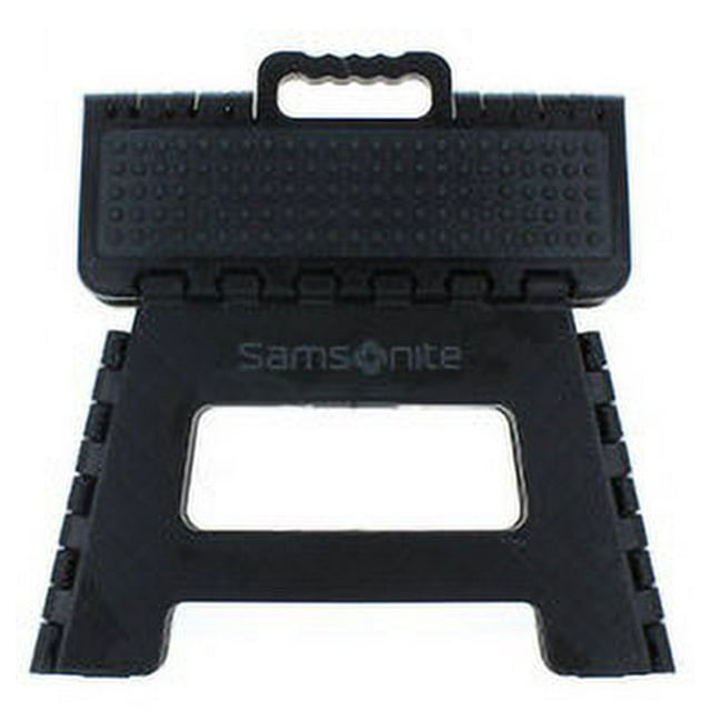 Samsonite Mini Folding Step Stool, Black/Grey