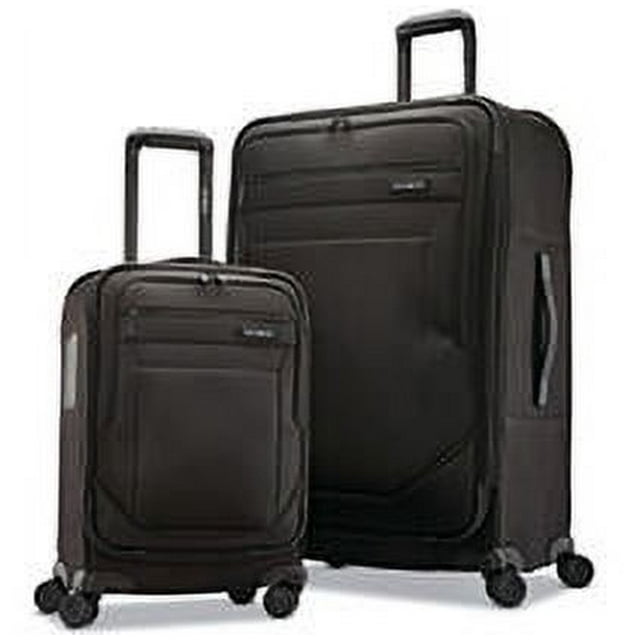 Samsonite Quantum Max Softside 2 piece Spinner Set Black