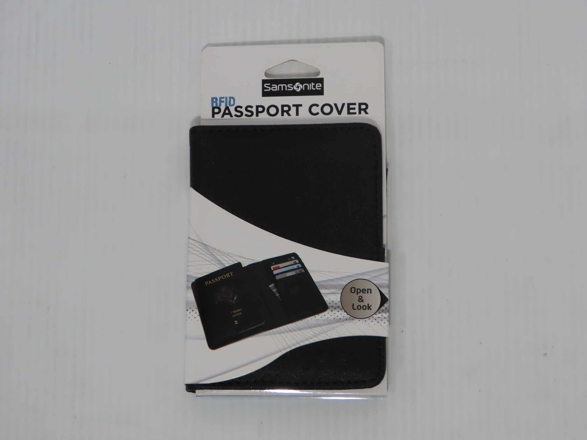 samsonite rfid credit card sleeves Passport Holder, Black Part of the Travel Accessories and Luggage RFID Passport Cover | Airline