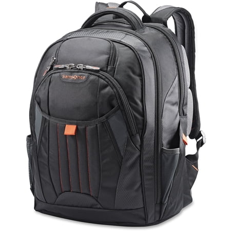 Samsonite, SML663031070, Tectonic 2 Large Backpack, 1, Black, Orange