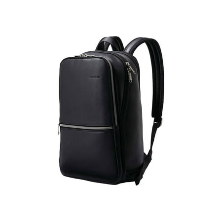 Samsonite - Classic Leather Slim Backpack for 14.1" Laptop - Black