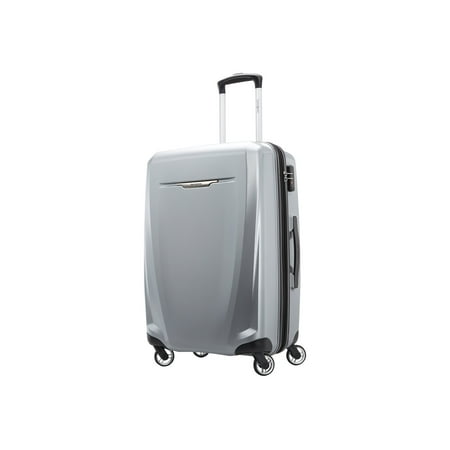 Samsonite Winfield 3 DLX - Spinner 25" - hardside - 100% polycarbonate - silver
