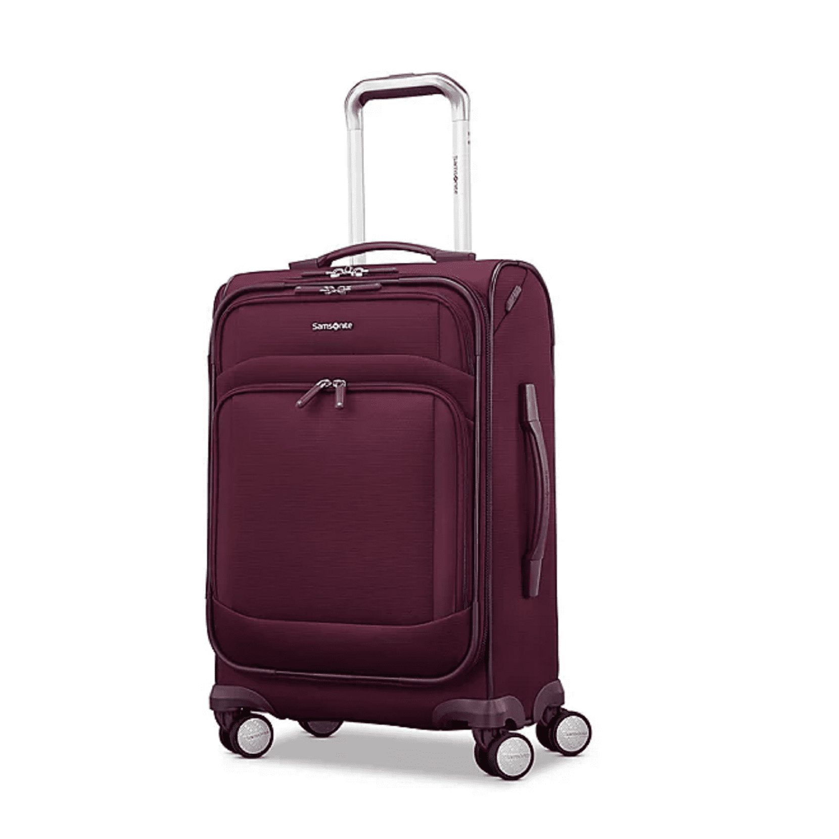 Samsonite Xpression LTE Softside Spinner 2 Piece Luggage Set Deep Purple
