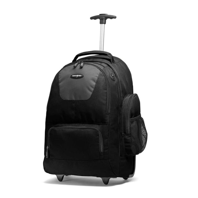 Samsonite luggage Div Rolling Backpack, 14 X 8 X 21, Black/charcoal