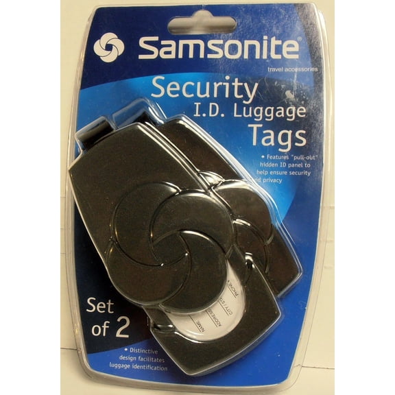 Samsonite security I.D. Tags (2 Tags)