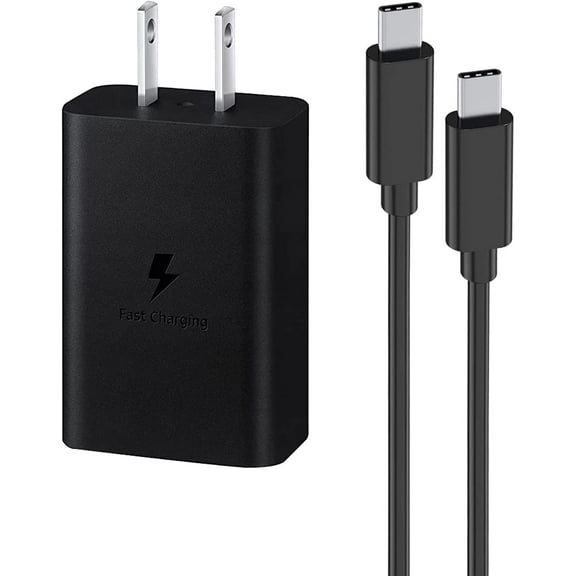 Samsung 15W USB-C Fast Charging Wall Charger(USB-C Cable Included) for Samsung Galaxy S8/S8 Plus/S9/S10/S10 Plus/S10E/ S20/S20 Plus/S21/S21 Ultra/Note 8/Note 9/Note 10/Note 20