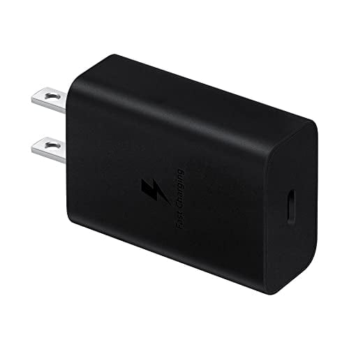 Samsung 15W Wall Charger Type C Only (Cable Included), International Model - Black