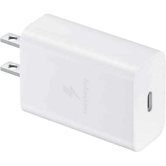 Samsung 15W Wall Charger Type C Only (Cable not Included), International Model - White, EP-T1510NWEGCA