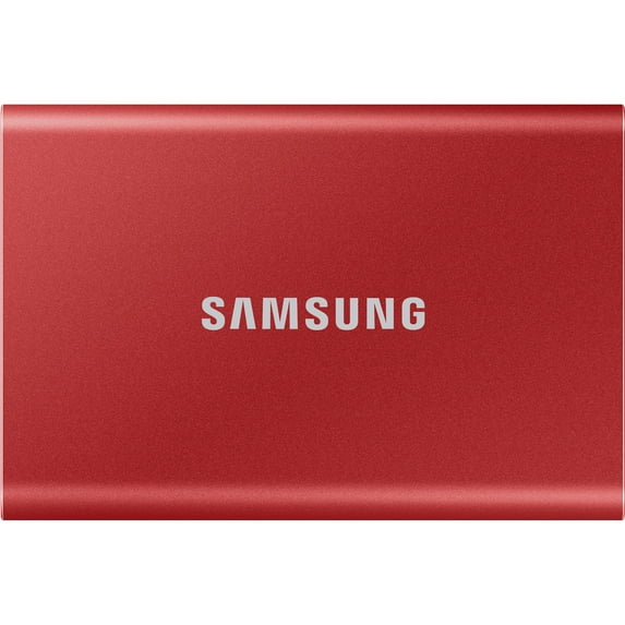 Samsung 1TB Portable SSD T7 USB 3.2, Red