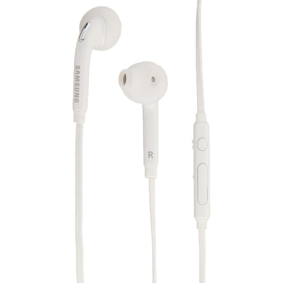 Samsung EO-EG920BW Headset with Microphone for Samsung Galaxy S6 Edge+, S6, S5, Note 5, Note 4, Note Edge, 2 Pack