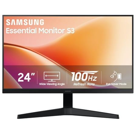 Samsung 24" Essential Monitor S3 S33GF Full HD 100Hz - LS24F330EANXZA