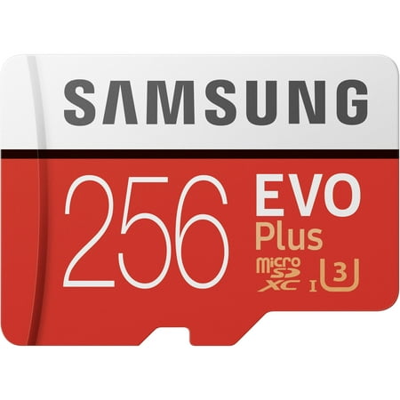 Samsung - EVO Plus 256GB microSDXC UHS-I Memory Card