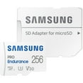 thumbnail image 1 of Samsung 256GB Pro Endurance + Adapter microSDXC, White, 1 of 4