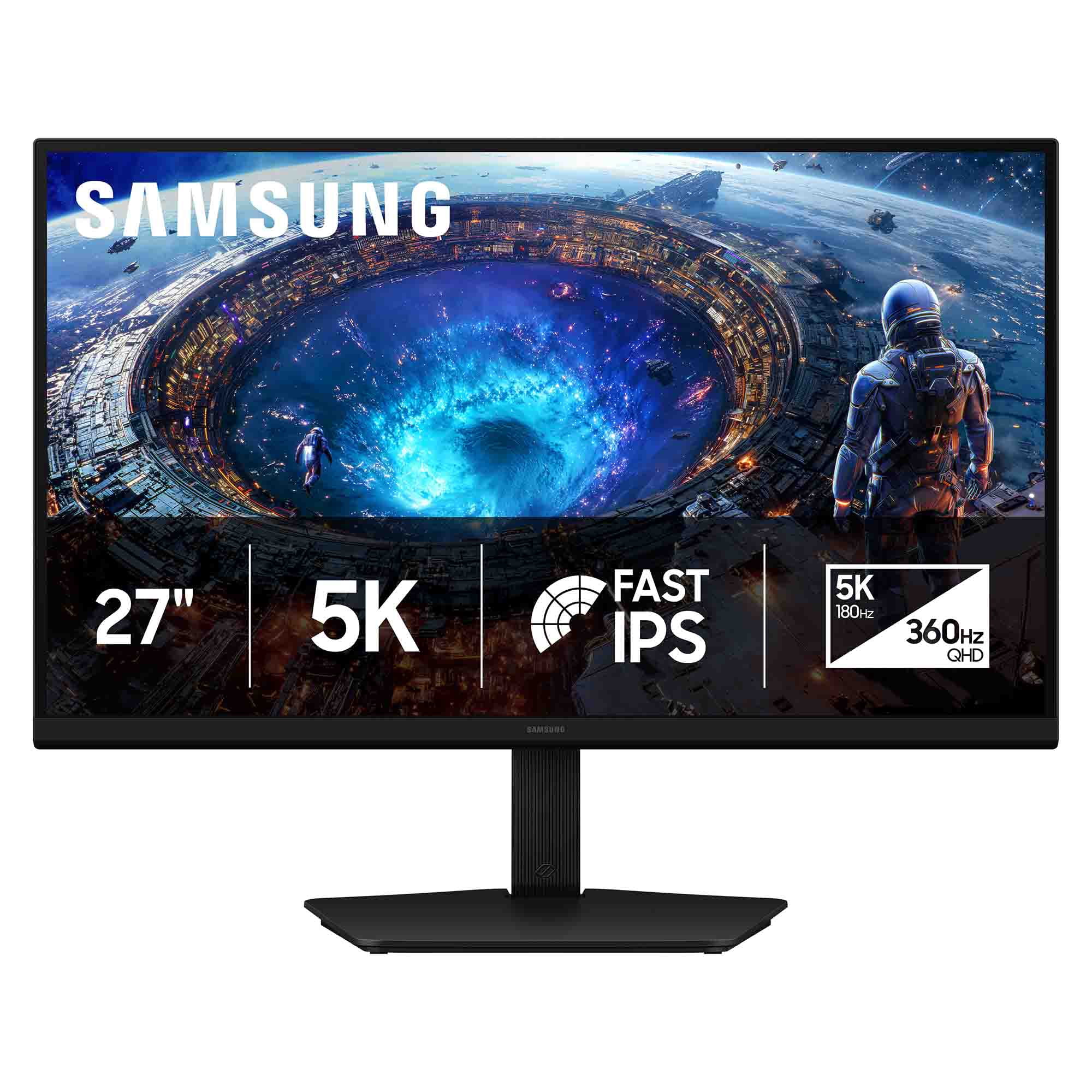 Samsung 27" Odyssey G8 G80HF Fast IPS 5K 180Hz (Dual Mode QHD 360Hz) Gaming Monitor - LS27HG802EFXZA