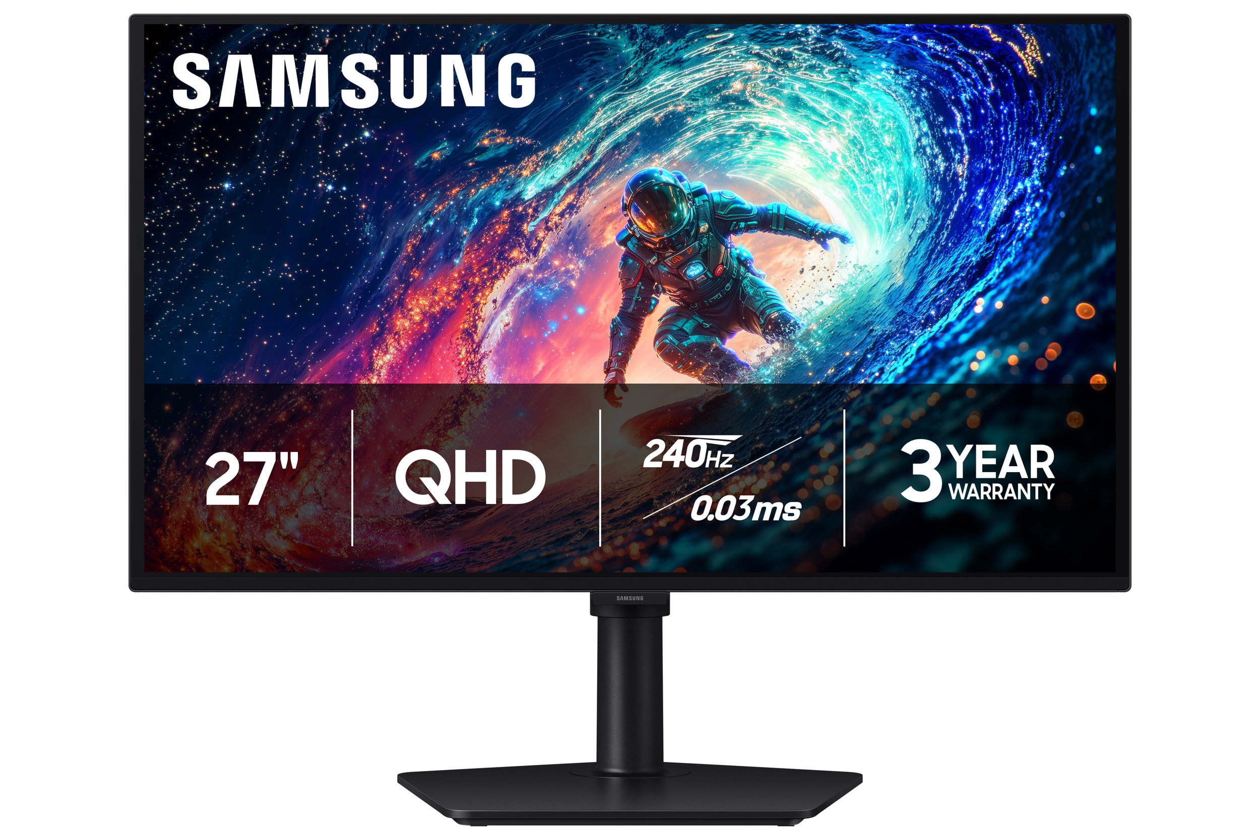 Samsung 27" Odyssey OLED G6 G61SH QHD 240Hz Gaming Monitor - LS27HG612SNXZA